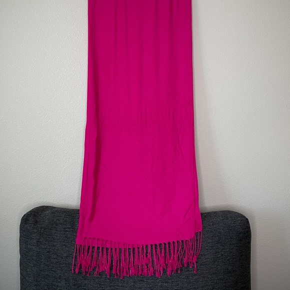 Accessories - Fuchsia Pashmina Shawl